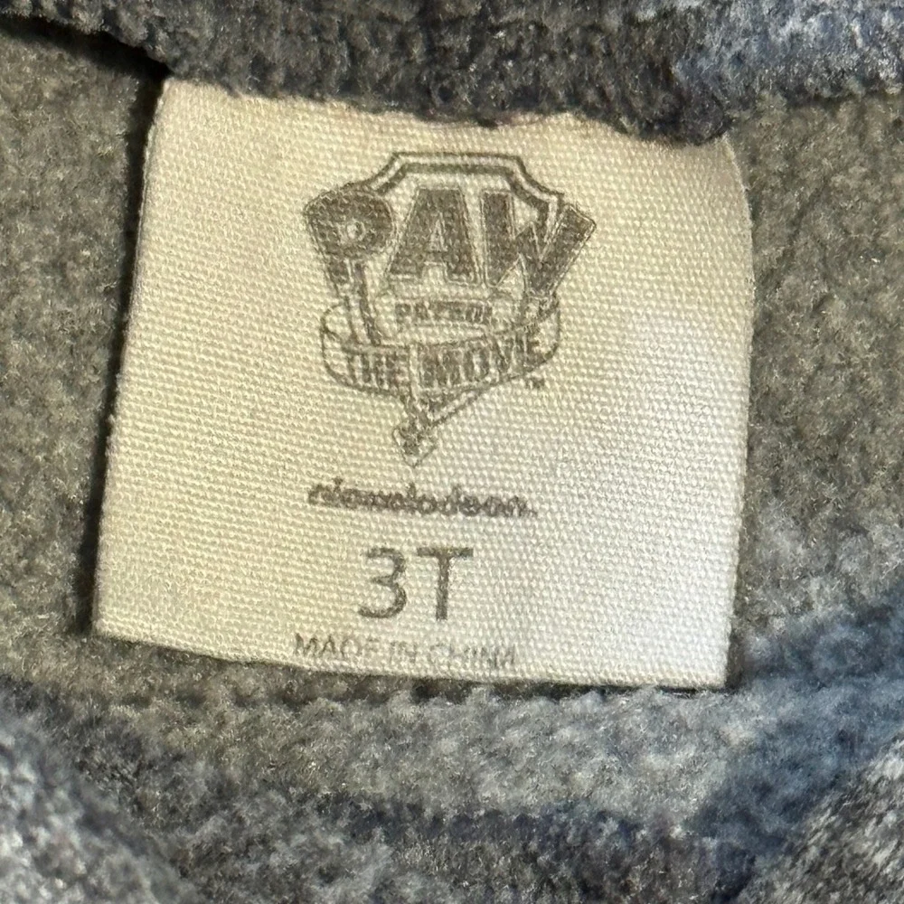 Paw Patrol The Movie Kids Hoodie &‎ Pants Set Size 3T Gray Blue